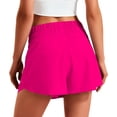 thumbnail image 2 of Wrongduck High Waisted Skort 2026 for Women, Tennis Running Skirt with Built In Shorts, Ruffle Athletic Skirt with Zipper Pockets for Workout Golf Casual, 2 of 13