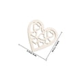 thumbnail image 2 of LOLIPPYY 1 Set Wooden Hearts Embellishments Unfinished Heart Cutouts Wood for Home Decor, 2 of 6