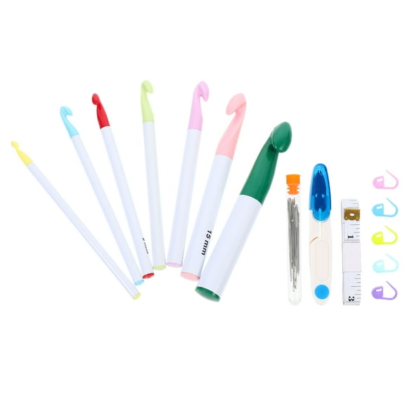 PAMINGONO Crochet Hooks Set Assorted Color 1Set 6.3x0.8x0.8In