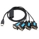 thumbnail image 3 of Cable USB A RS232 de 4 Puertos, Cable Serial DB9 de 9 Pines, Adaptador Macho A con Chip PL2303, Accesorios para PC y Portátiles., 3 of 5