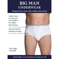 thumbnail image 3 of Fruit of the Loom Men's Cotton Briefs, Moisture-Wicking, Mid-Rise Fashion Brief Underwear, 6-Pack, S-5XB, 3 of 7
