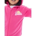 thumbnail image 5 of Barbie Toddler Girl Full-Zip Hoodie with Front & Back Graphics, Sizes 12M-5T, 5 of 6