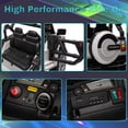thumbnail image 2 of 2 Seater Ride on Car Truck,30 W x 2 Motor ,12V 7Ah Battery Powered Cars with Remote Control, Spring Suspension, LED Lights, Music,Simulation Alarm ,3-Speed Adjustment,2 Openable Door, 2 of 7