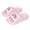Pink, variant on hzomhy Unisex Childrens Home Slippers Reversible Thickened Soft Nonslip Washable Quick Drying Plush Breathable Lightweight Comfortable Indoor