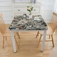 thumbnail image 3 of nygtbtfer Fitted Tablecloth Elastic Edged Table Cover,Abstract Sketch Wipeable Table Cloths for Kitchen Dining Party Fit up Tables,Blossom Floral Color Block, 3 of 7