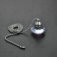 thumbnail image 3 of Uxcell Ceiling Fan Pull Chain Decorative Crystal Chain Extension Diamond Pendant Purple, 3 of 6