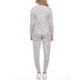 thumbnail image 4 of White Mark Women's and Women's Plus 2 Piece Leopard Lounge Set, 4 of 4