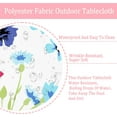thumbnail image 4 of Outdoor Tablecloth with Umbrella Hole, Spring & Summer Outdoor Tablecloth, Fabric Spill Proof and Waterproof with Zipper Floral Tablecloth, 4 of 6