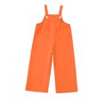 thumbnail image 5 of Children's Overalls, Solid Color Pocket Jumpsuit for Medium to Large Kids 2-15Y, Casual Comfortable Denim Style for School and Daily Wear., 5 of 6