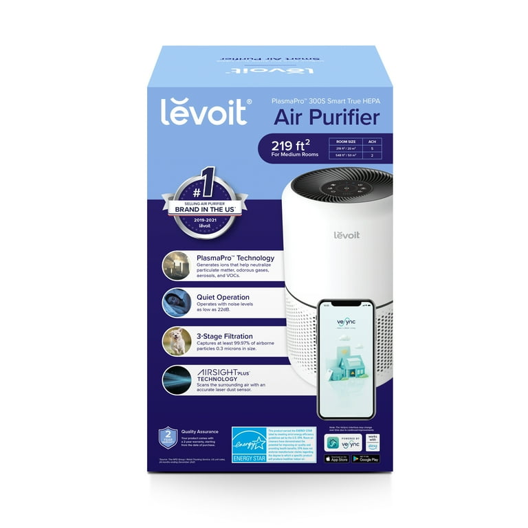 Levoit Air Purifier PlasmaPro 300S True HEPA Smart Air Cleaner