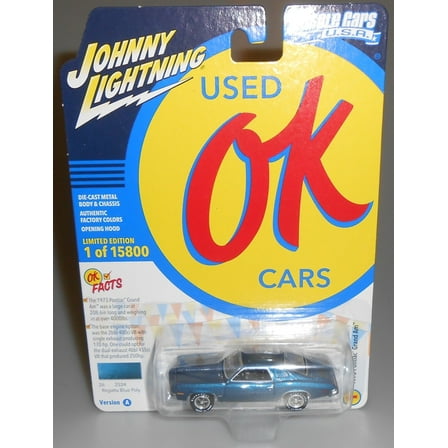 Johnny Lightning 1973 Pontiac Grand Am Blue Muscle Cars USA NEW 2022