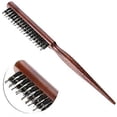 thumbnail image 3 of Cepillo de madera con cerdas suaves para un masaje delicado del cuero cabelludo y para peinar el cabello., 3 of 5