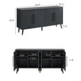 thumbnail image 3 of Manhattan Comfort Jodie Sideboard made from Engineered Wood in Charcoal Gray, 3 of 8