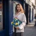 thumbnail image 6 of FORMRS 13-13.3 inch Laptop Sleeve Case Soft Carrying Quilted Computer Bag Cover, Lemon Leaves, 6 of 7