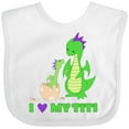 thumbnail image 3 of Inktastic I Love My Titi Boys or Girls Baby Bib, 3 of 4