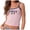 Pink, variant on Womens Y2k Graphic Cropped Tank Top Summer Letter Print Color-Block Spaghetti Strap Backless Slim Fit Camisole 90s Vintage Stretch Tight Going out Tops Yellow2 S
