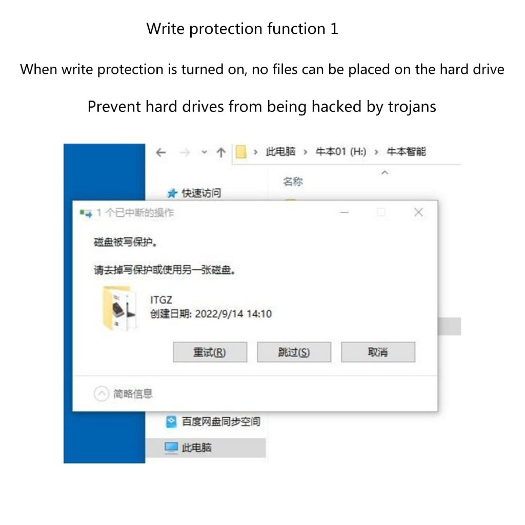 Zeiwohndc Professional Grade 2230 M.2 NVMe SSD Case Protect Your Files USB3.1 Gen2