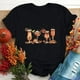 thumbnail image 2 of Tops Para Mujer Salir Tops Moda Casual Verano Cuello Redondo Ocio Manga Corta Impresión de Acción de Gracias Odeerbi  ODB150655, 2 of 6