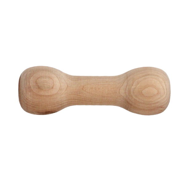 Juguete para morder para perros con forma de hueso, juguete para masticar para cachorros, juguete de madera para morder para perros