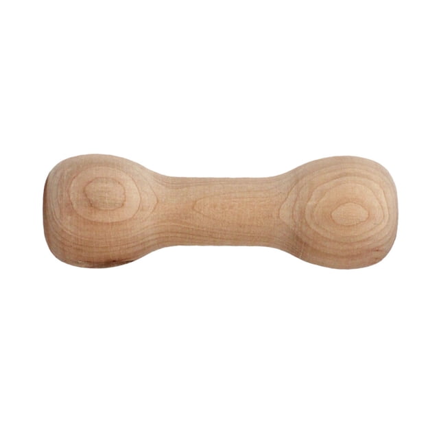 Juguete para morder para perros con forma de hueso, juguete para masticar para cachorros, juguete de madera para morder para perros