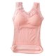 thumbnail image 1 of Qarigey Chaleco de nailon Chinlon para mujer, portátil, térmico, ajustable, con correa para el hombro, lavable, reutilizable, de encaje, ropa interior Ropa interior Rosado Talla grande Qarigey AP013348-04, 1 of 1