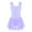 Purple, variant on Hansber Kids Girls Sleeveless Chiffon Ruched Ballet Dance Dress Ballerina Princess Dancewear Black 4