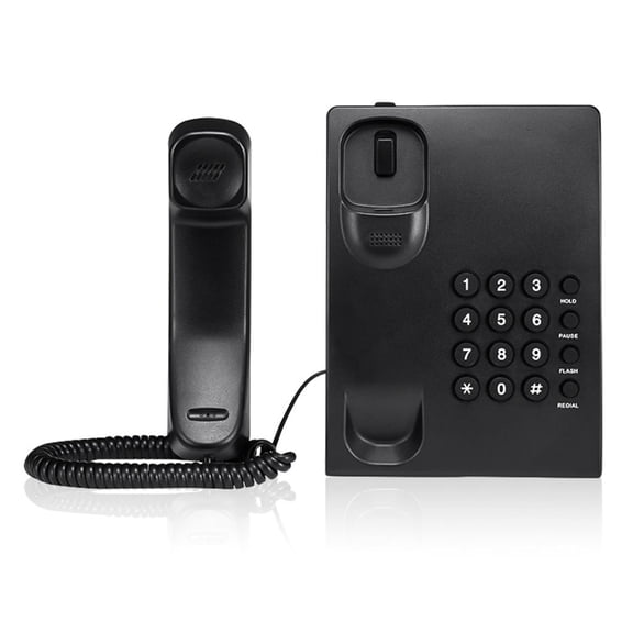 WS1107 Office Telephone Desk Landline Phone Last Number Redial with Pause/Hold
