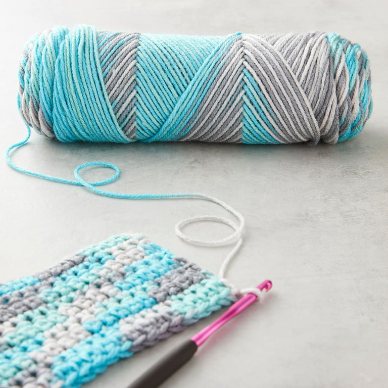 Super Saver Yarn by Red Heart - Multicolor Yarn for Knitting, Crochet,  Weaving, Arts & Crafts - Monet, Bulk 12 Pack