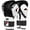 Black/White, variant on Fighting Sports S2 Gel Boxing Power Training Gloves - 16 oz. - White/Black