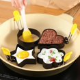 thumbnail image 5 of 1Pc Metal Egg Frying Rings Circle Round Flower Star Accessories Mould Handle Tools Heart Poach Stick And D4I0 Egg Fr Non, 5 of 5