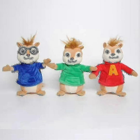 3pcs Alvin And The Chipmunks Plush Dolls Chipmunks Toys Kids Gift-r -sy