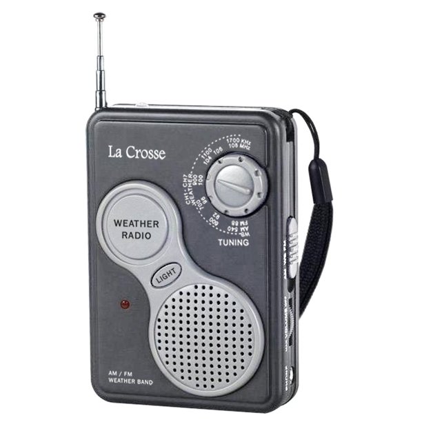 La Crosse 809905 AM/FM Handheld NOAA Weather Radio