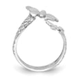 thumbnail image 2 of Auriga Fine Jewelry 14K Yellow Gold & Textured Butterfly Toe Ring for Women, 2 of 5