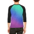 thumbnail image 2 of Halloween Chinese Celestial Dragon Scales Costume Mens Raglan T Shirt, 2 of 2