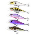 thumbnail image 2 of 68 mm 6.9g Pesca Minnow Señuelos 3D realista Artificial Pesca dura Cebo hundido Crankbait Señuelo Sw Abanopi Señuelo de pesca, 2 of 7