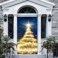 thumbnail image 3 of Calcomanía para puerta de Navidad, árbol de Navidad dorado impermeable, pegatina de pared para árbol de Navidad, calcomanía para árbol de Navidad, artesanía Superior Jadeshay A, 3 of 8