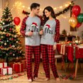 thumbnail image 4 of iHapHap Christmas Family Pajamas Sleepwear Set, Mr Mrs print Women 5XL, 4 of 6
