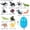 D, variant on Prefilled Easter Eggs with Toys,12pc Fillable Easter Eggs and Fake Bug Toys Set Bulk,Colorful Bright Empty Plastic Easter Eggs Basket Stuffers Fillers for Egg Hunt Easters Party Favors Surprise Gift