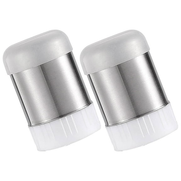 Stainless Steel Seasoning Bottle Salt Shaker Pepper Dispenser Grill Tools Bbq Kitchen Jar 2 Pcs