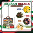 thumbnail image 2 of 16-pack Italian car air freshener fragrance hanging paper freshener double-sided printed Italian souvenir travel gift suitable for cars, home, closet, travelers, women, men, 2 of 5