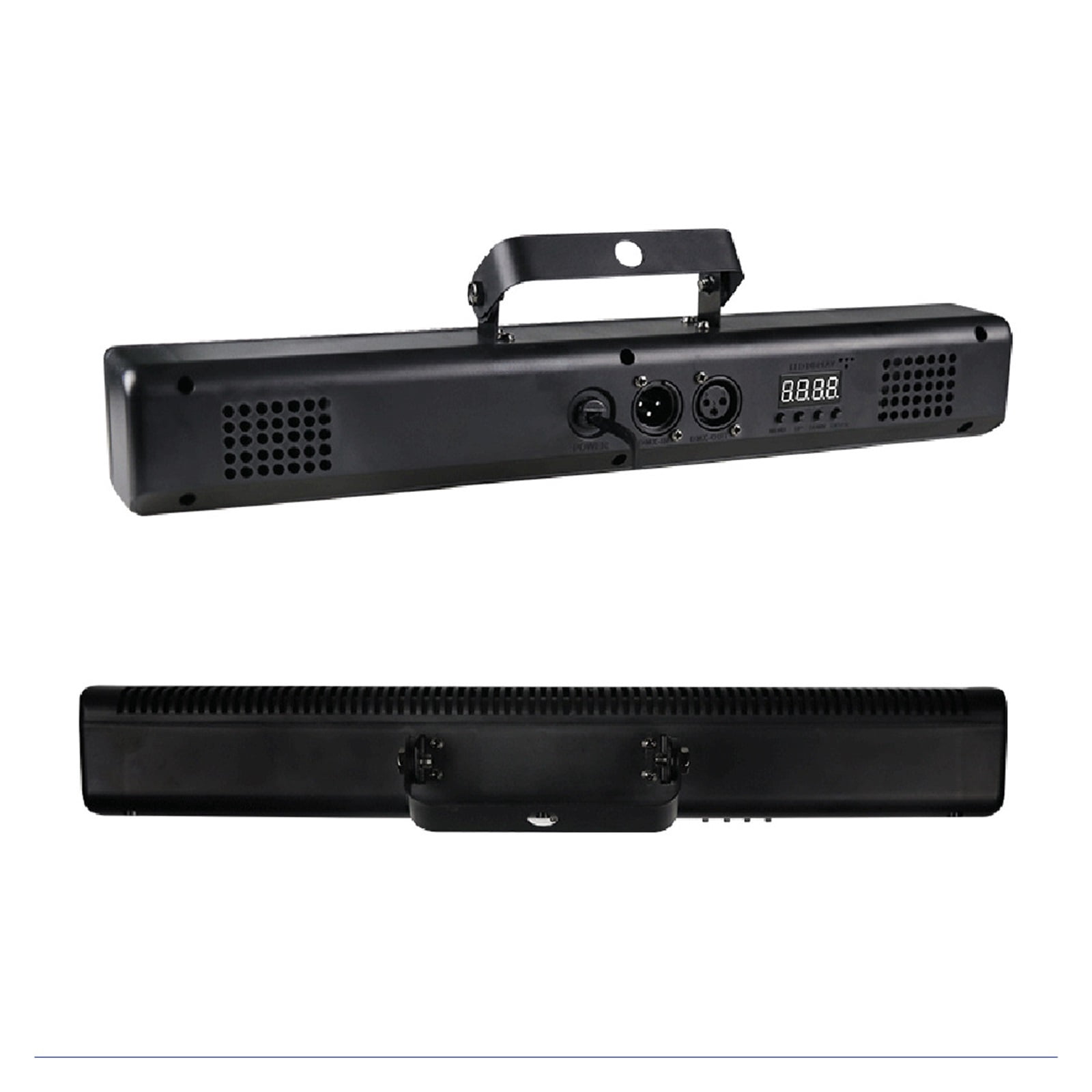 Remote 8x12w RGBW 4in1 Long Strips LED Wall Washer Stage Dyeing Lights DJ Bar Strobe Light