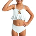 thumbnail image 5 of Teen Bikini Sets Teen Girl's 2 Piece Tankini Sets Metal Starfish Spaghetti Strap Summer Beach Modest Swimsuit, 5 of 6