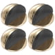 thumbnail image 1 of Uxcell 4-Pack Topes de Puerta Montados en el Suelo, Tope de Puerta de Acero Inoxidable en Forma de Media Cúpula con Amortiguador de Goma Plástica [Tono Dorado], 1 of 7