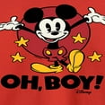 thumbnail image 3 of Disney - Mickey Mouse - Oh Boy! - Youth Long Sleeve Graphic T-Shirt, 3 of 5