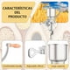 thumbnail image 3 of Molino de Maiz, Molinillo de Maíz con Tolva Baja, Molinillo de Maíz de Hierro Fundido, Molino Portátil para Maíz, Frijoles de Café, Trigo, Nueces, Hierbas, Ajustable para Uso Doméstico en la Cocina, 3 of 5