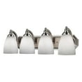 thumbnail image 3 of ELK Lighting Bath Spa 4 Light LED Vanity In Aged Bronze Simple White Glass, 3 of 4