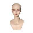 thumbnail image 4 of Cabeza de maniquí femenino realista con soporte de peluca multifuncional estable para maquillaje, soporte de exhibición de peluca, cabeza de maniquí, 4 of 9