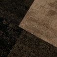 thumbnail image 3 of 2â€™ x 12â€™ Brown Geometric Blocks Runner Rug, 3 of 5