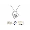 thumbnail image 1 of Collar Corazon Amor Eterno Regalo Pareja Aniversario Xtellar Plateado, 1 of 4
