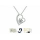 thumbnail image 1 of Collar Corazon Amor Eterno Regalo Pareja Aniversario Xtellar Plateado, 1 of 4